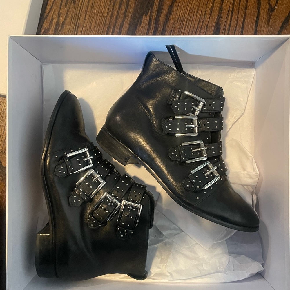 Rebecca Minkoff Black Stud Boots